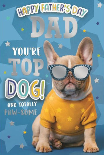 Picture of DAD YOURE TOP DOG FATHERS DAY CARD